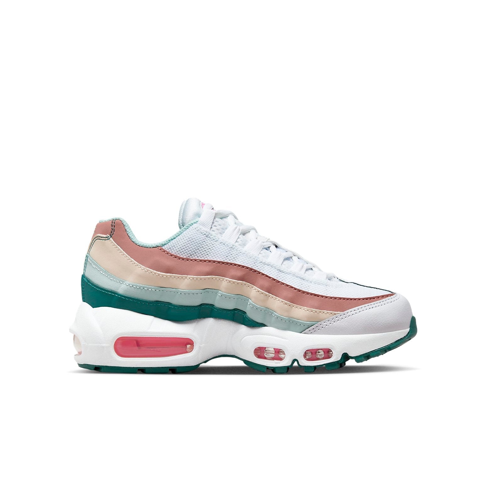 (GS) Nike Air Max 95 Recraft 'White Geode Teal Pink' CJ3906-109