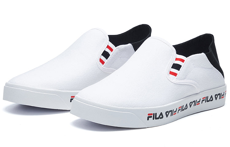 FILA Graffiti Logo Low-Canvas Shoes White F62M021301FWT