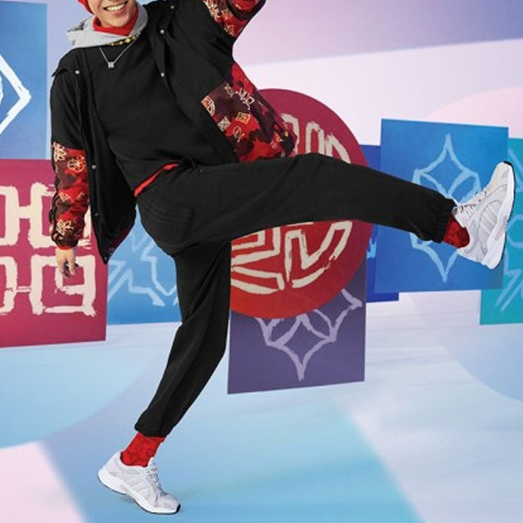 Men's adidas neo Cny Tp Limited Casual Bundle Feet Sports Pants/Trousers/Joggers Black HM7486