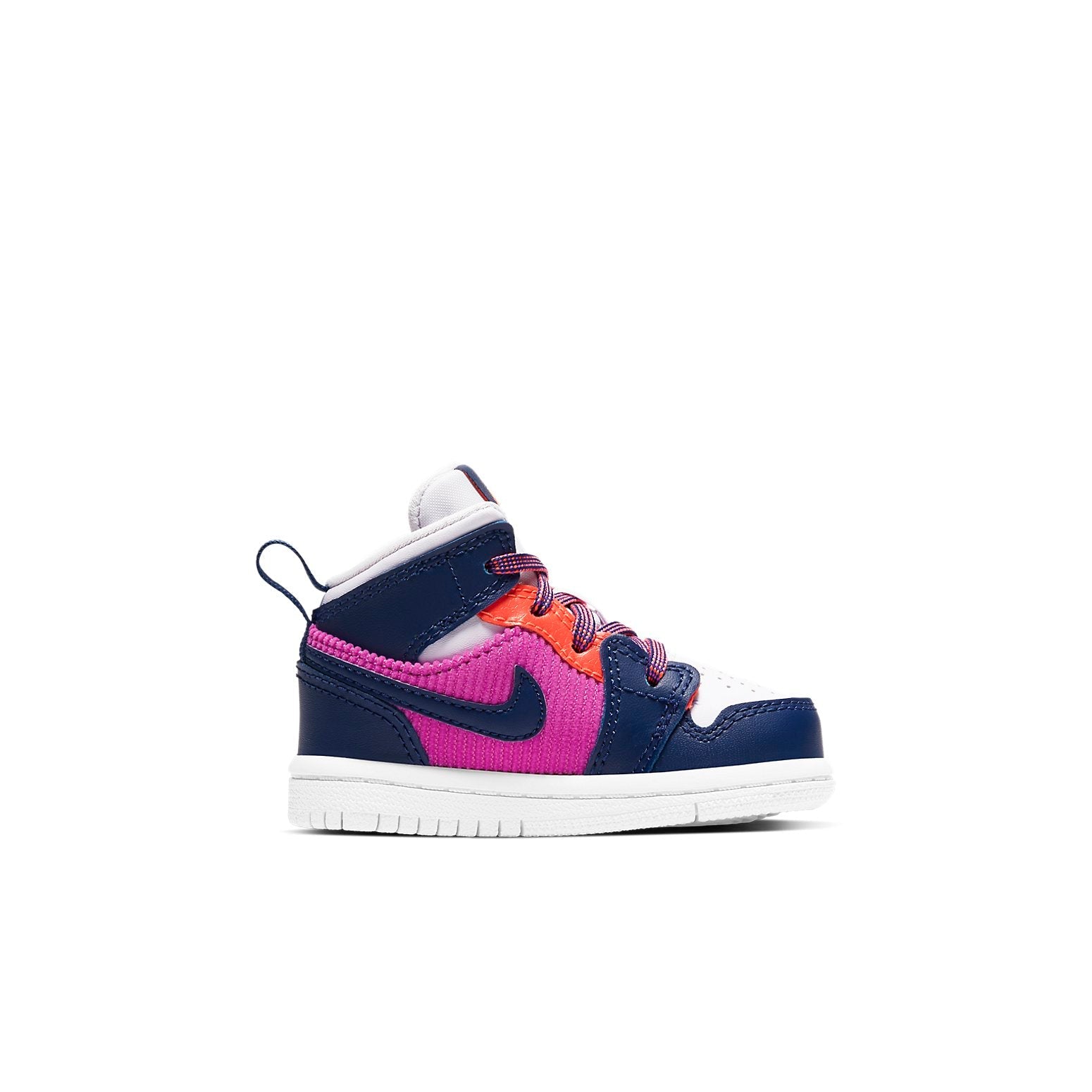 (TD) Air Jordan 1 Mid 'Fire Pink Barely Grape' 644507-602