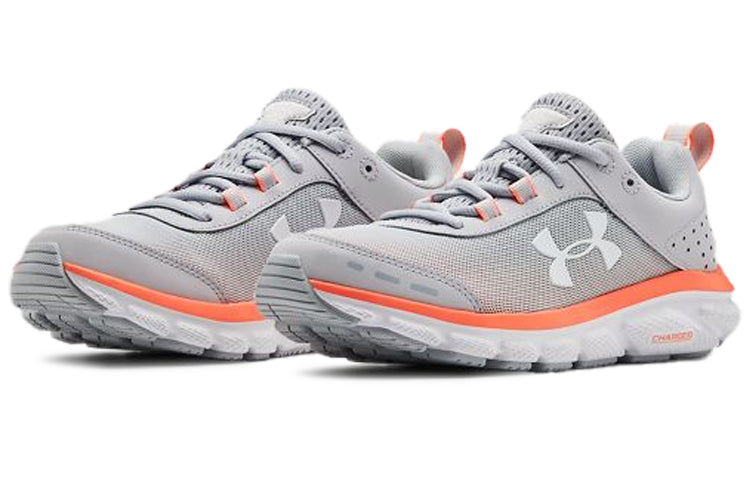 (WMNS) Under Armour Charged Assert 8 Gray/Orange 3021972-101