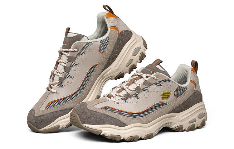 Skechers D'Lites 1.0 Low-Top Running Shoes Brown 237154-NTMT