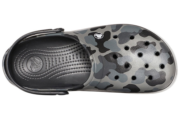 Crocs Classic Clog Beach Sandals Black Camouflage 205579-0DY