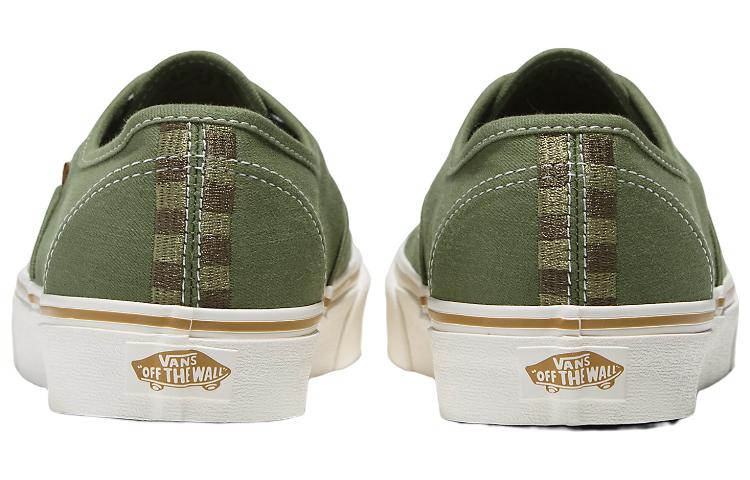 Vans Authentic 'Embroidered Check Loden Green' VN0009PVZBF