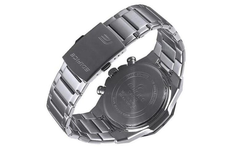 CASIO EDIFICE Solar Powered Quartz Waterproof Sapphire Crystal Mens Silver Analog EFS-S570D-1A