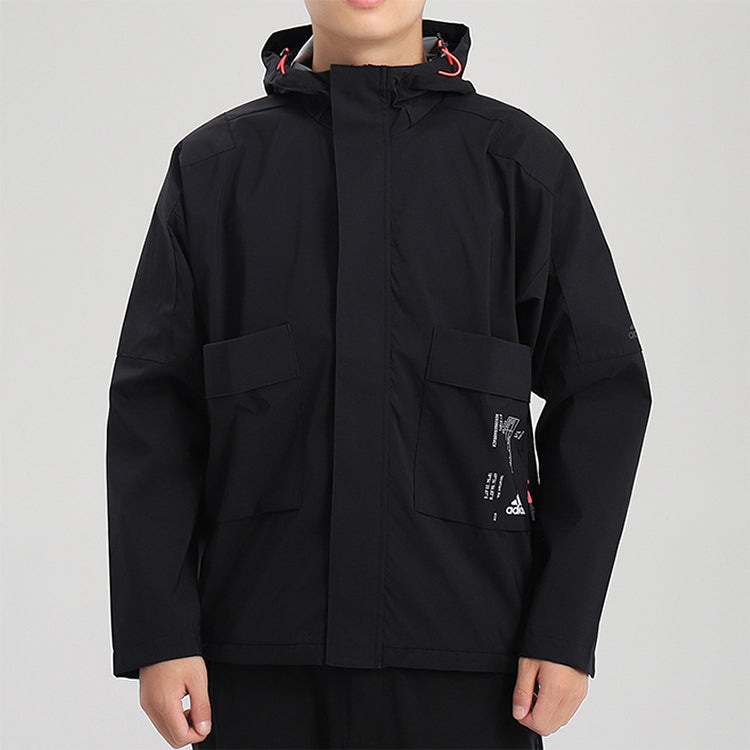 adidas Sports Training Hooded Jacket Black FT6633