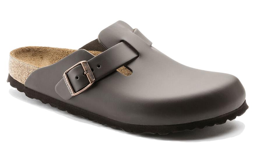 Birkenstock Boston Leather 'Dark Brown' 0060101