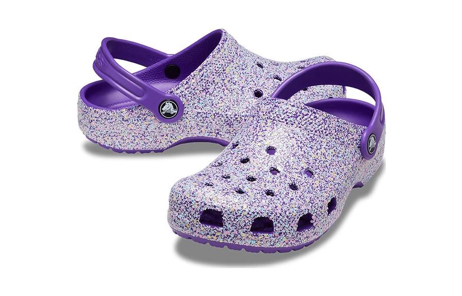 (PS) Crocs Classic Glitter Clog 'Purple' 206993-573