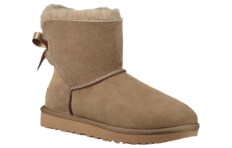 (WMNS) UGG Mini Bailey Bow II Boot Snow boots Light Brown 1016501-ALP