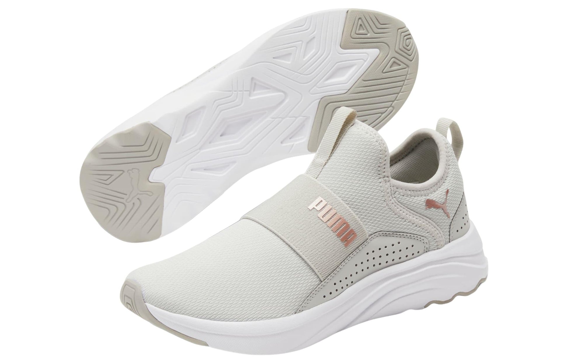 (WMNS) PUMA Softride Sophia Slip-on 'Grey Rose Gold' 195161-12