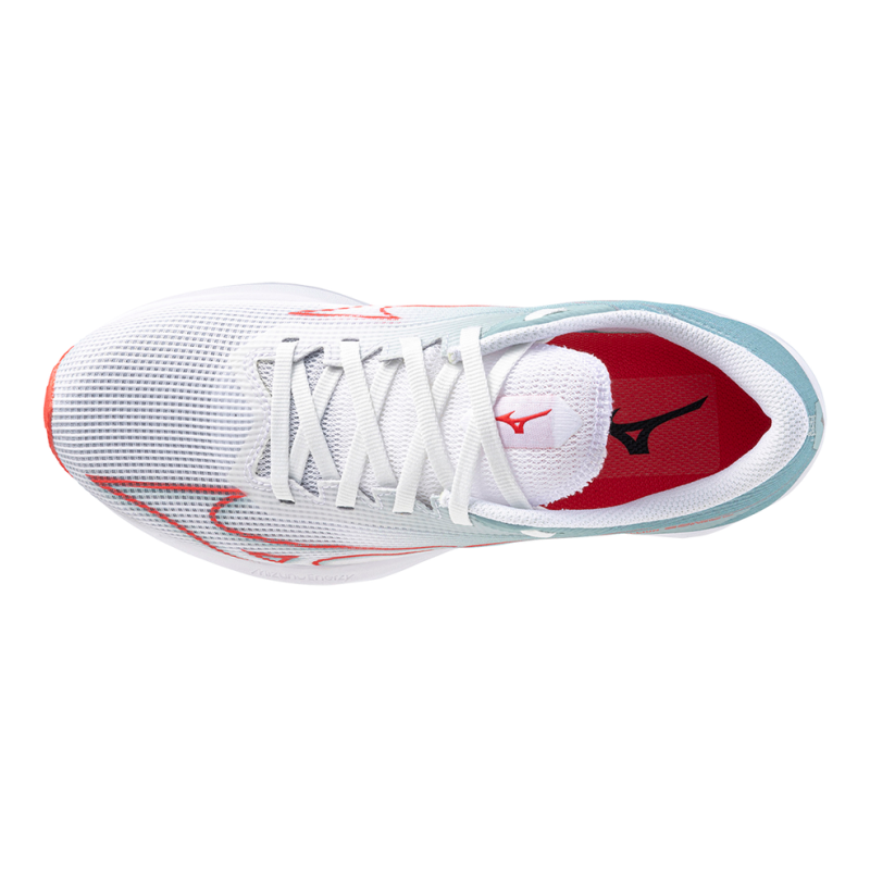 (WMNS) Mizuno WAVE REBELLION SONIC 2 'White Cayenne Grey Mist' J1GD243021