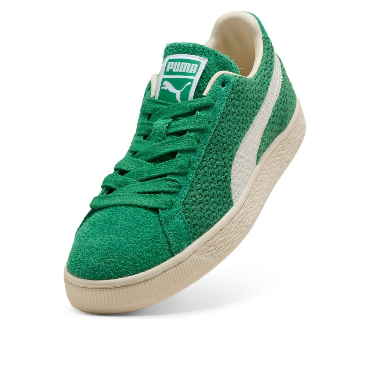 PUMA Suede Crochet 'Archive Green PUMA White' 406090-02