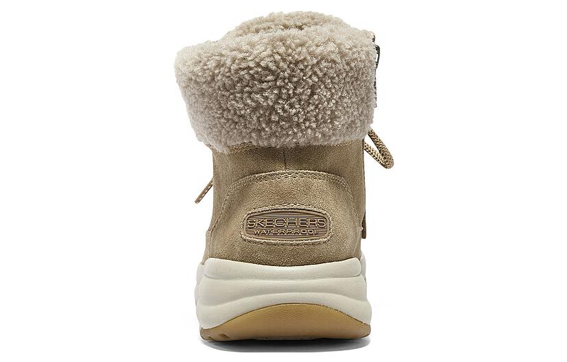 (WMNS) Skechers On-The-Go Stellar Boots 'Tan' 144770-BRN