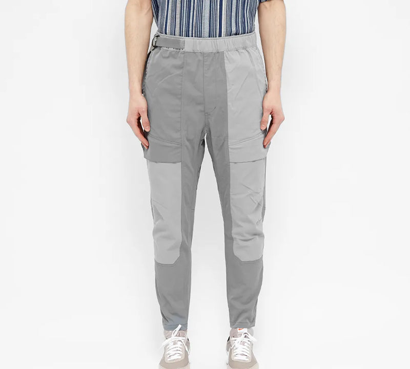 Men's Nike Polyester Splicing Cargo Gray Pants CJ5155-084