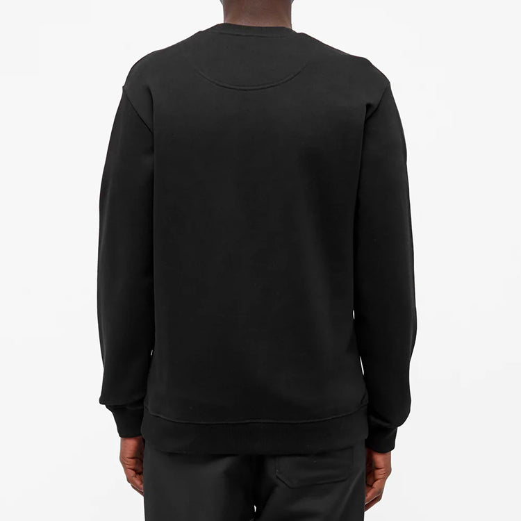 Men's KENZO TIGER Embroidered Round Neck Black FA55SW1344U9-99