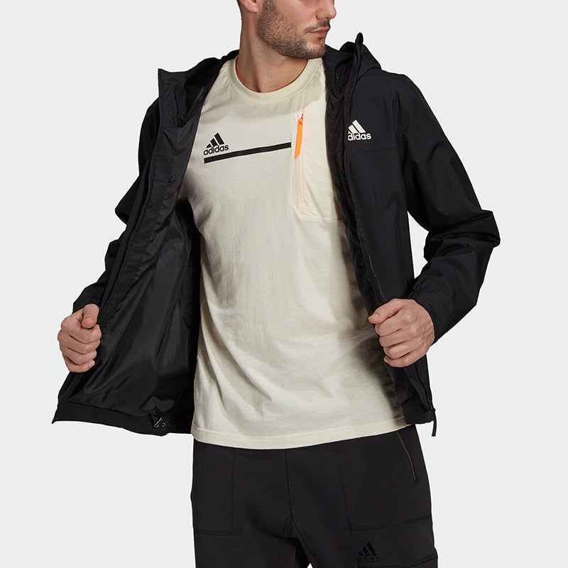 adidas Performance BSC 3-Stripes R.R. Jacket Black GM2169