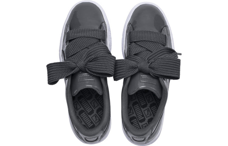 (WMNS) PUMA Basket Heart Patent 'Grey' 363073-17