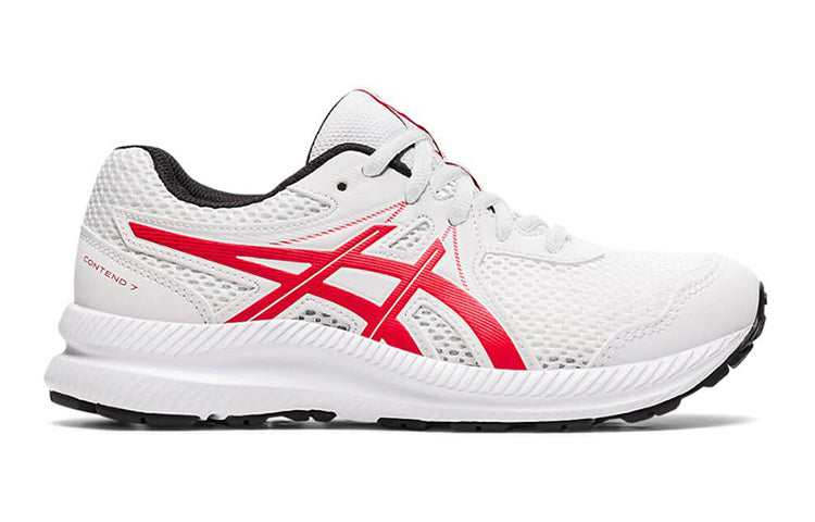(GS) ASICS Gel-Contend 7 'White Red' 1014A192-100