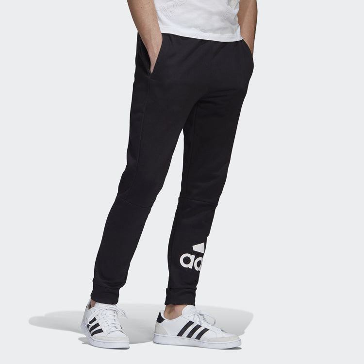 adidas Logo Printing Training Sports Bundle Feet Knit Long Pants Black GD5041