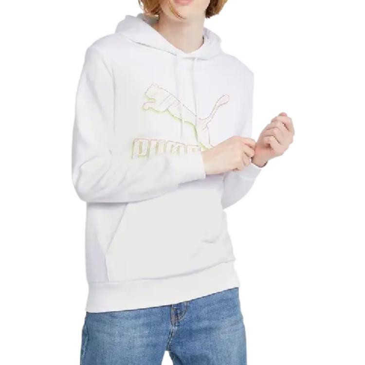 PUMA Essentials Fleece Hoodie 'White' 531370-57
