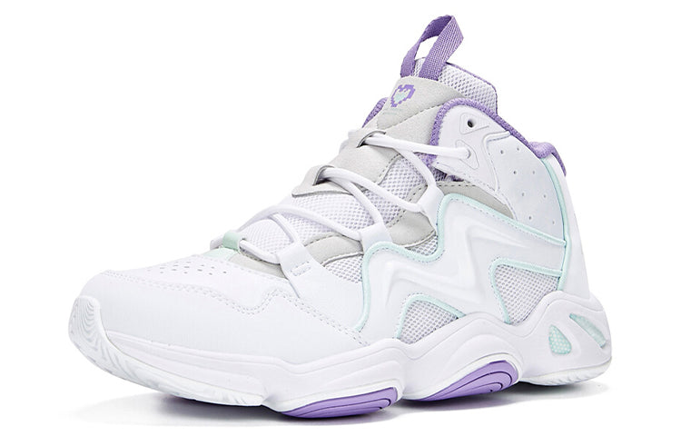(WMNS) 361 Degrees Basketball Shoes 'White Purple' 581931118-1