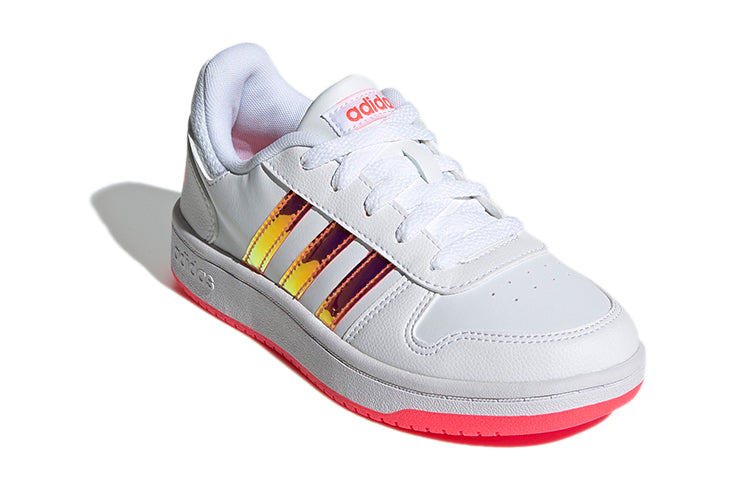 (GS) adidas Hoops 2.0 'White' FW7616