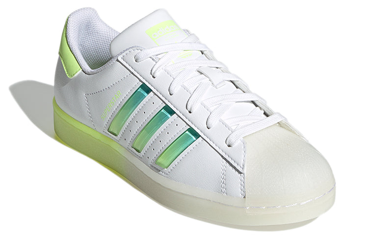 (WMNS) adidas originals Superstar 'White Yellow Green' GW4909