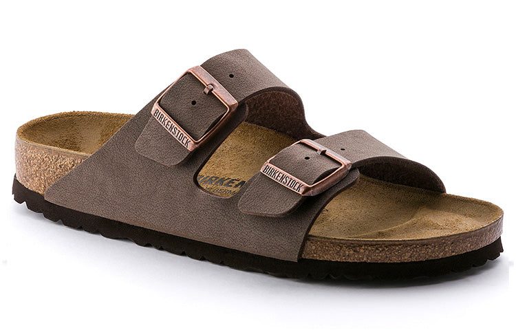 Birkenstock Arizona Birko-Flor Nubuck Sandals 'Mocha' 0151181