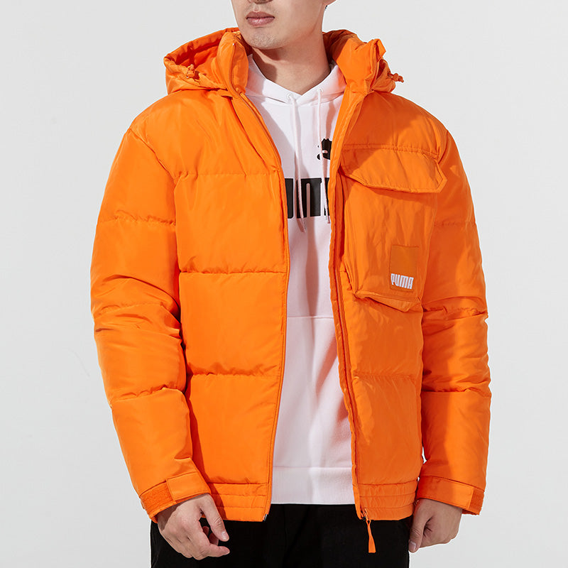 PUMA Hoodie Loose Down Jacket 'Orange' 532915-29
