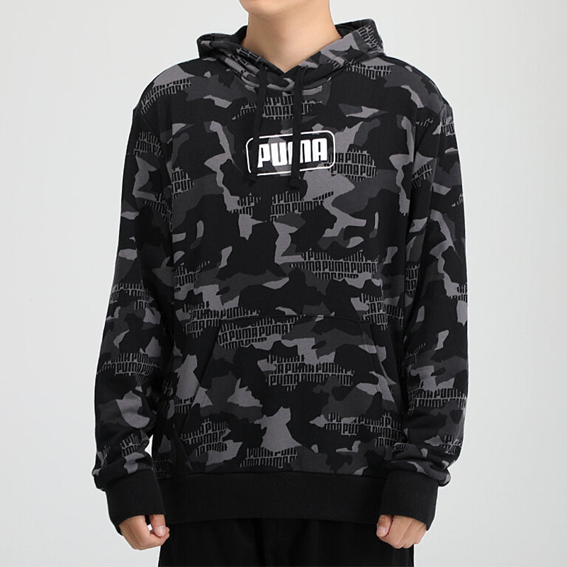 PUMA Rebel Camo AOP Hoodie 'Black' 585021-01
