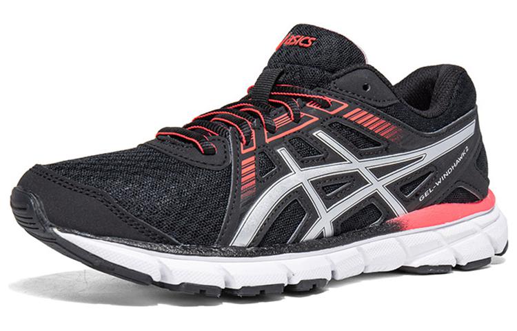 (WMNS) ASICS Gel-Windhawk 2 'Black Red' 1012A499-003