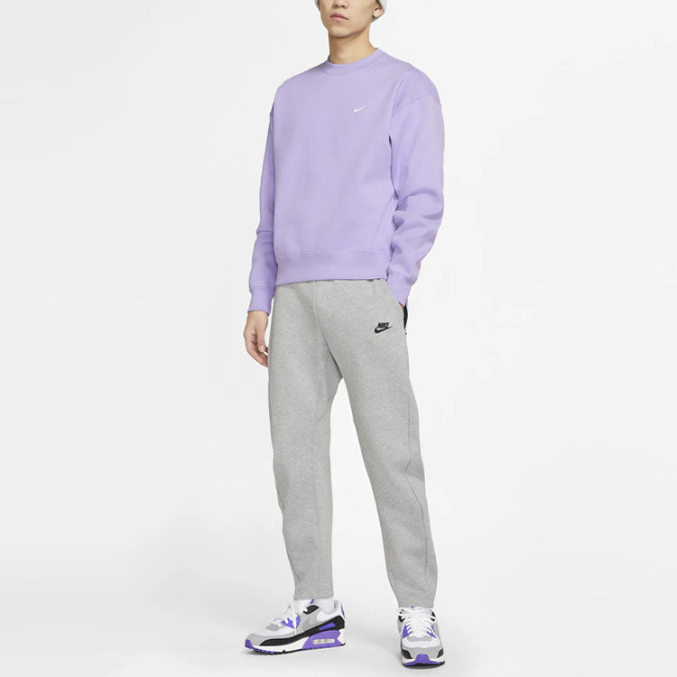 Nike MENS Lab Nrg Fleece Crew Casual Sports Purple DA0318-563