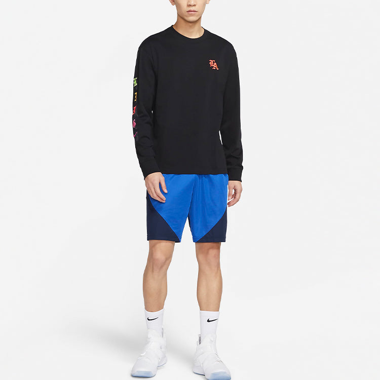 Nike MENS LeBron Casual Sports Embroidered Crew-neck Long Sleeve Black DB6187-011