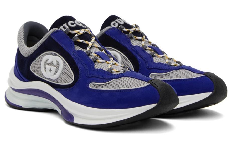 Gucci Run Suede Sneakers 'Royal Blue' 749785-AAB62-4243