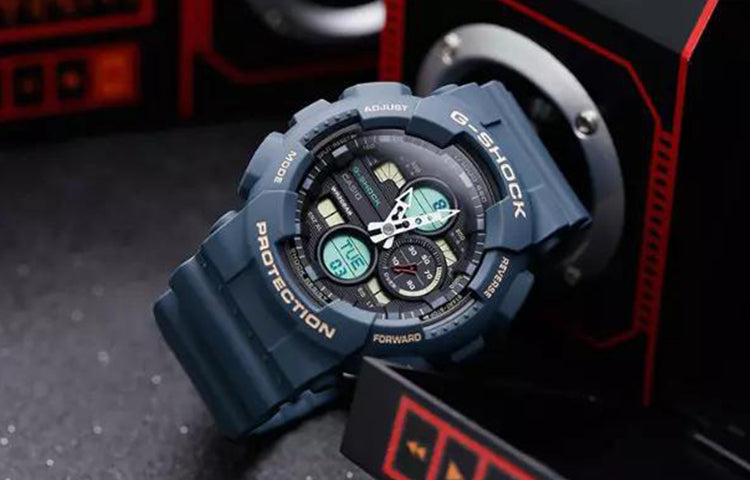 CASIO G-Shock Analog-Digital 'Blue' GA-140-2APRBS