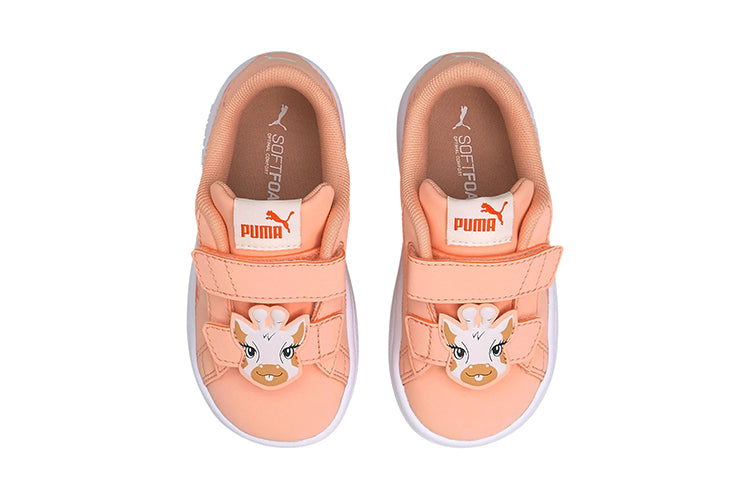 (TD) PUMA Smash v2 Casual Board Shoes Pink 368789-03