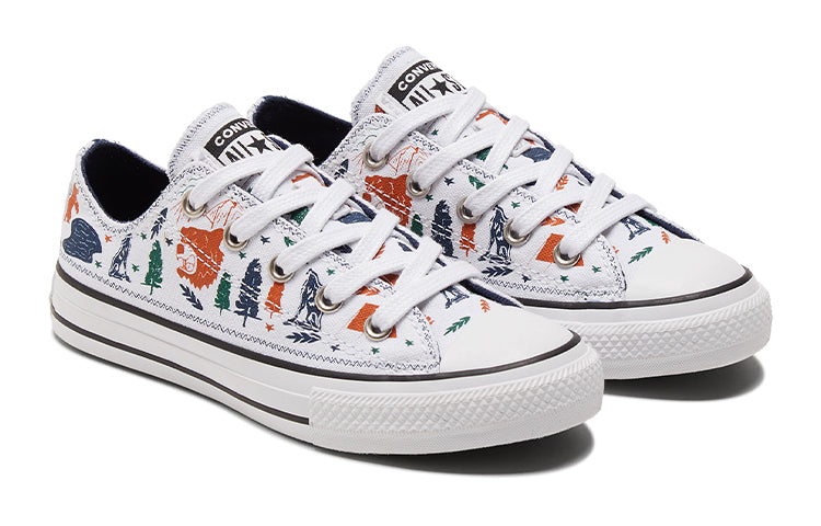Converse Chuck Taylor All Star K White/Orange 672440C
