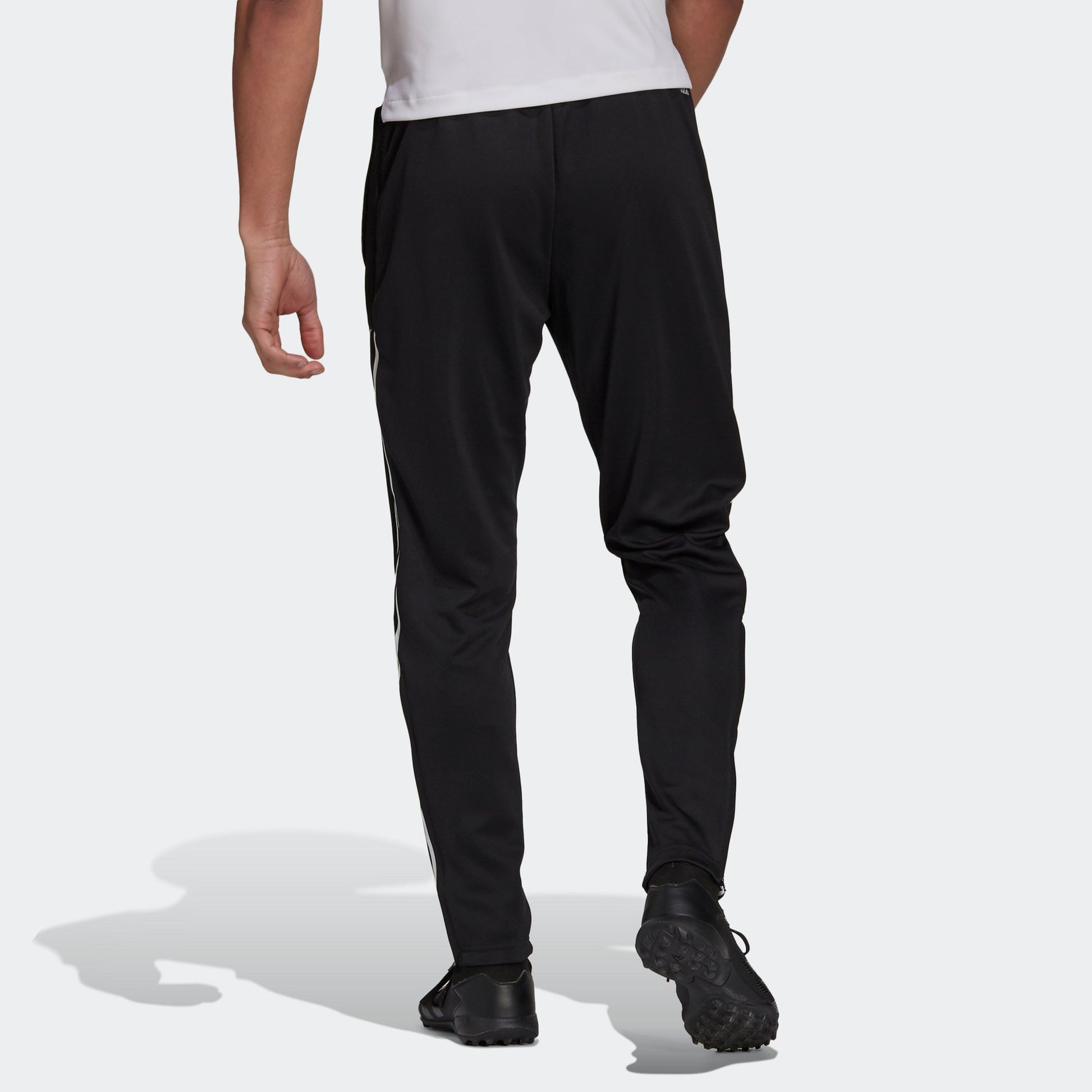 Men's adidas Tiro Tk Tp Pnt Contrasting Colors Logo Soccer/Football Sports Pants/Trousers/Joggers Black GU9502