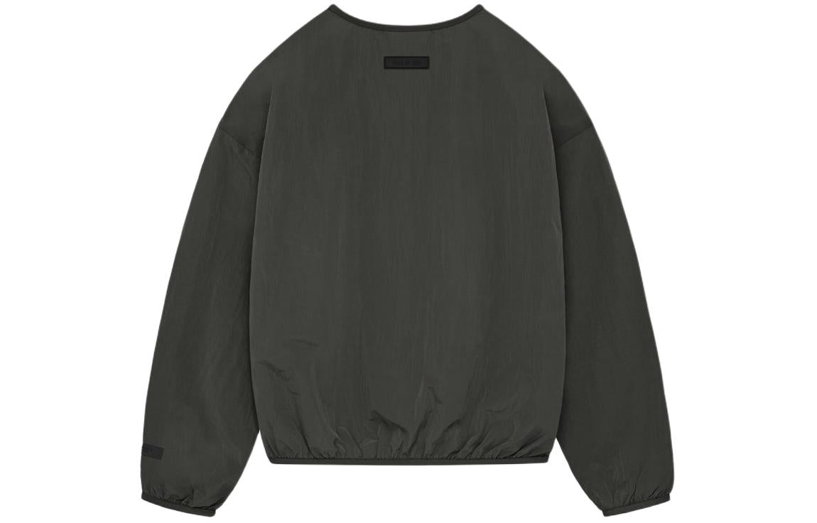 Fear of God Essentials SS24 Crinkle Nylon Pullover Crewneck 'Ink' 186SP244060F