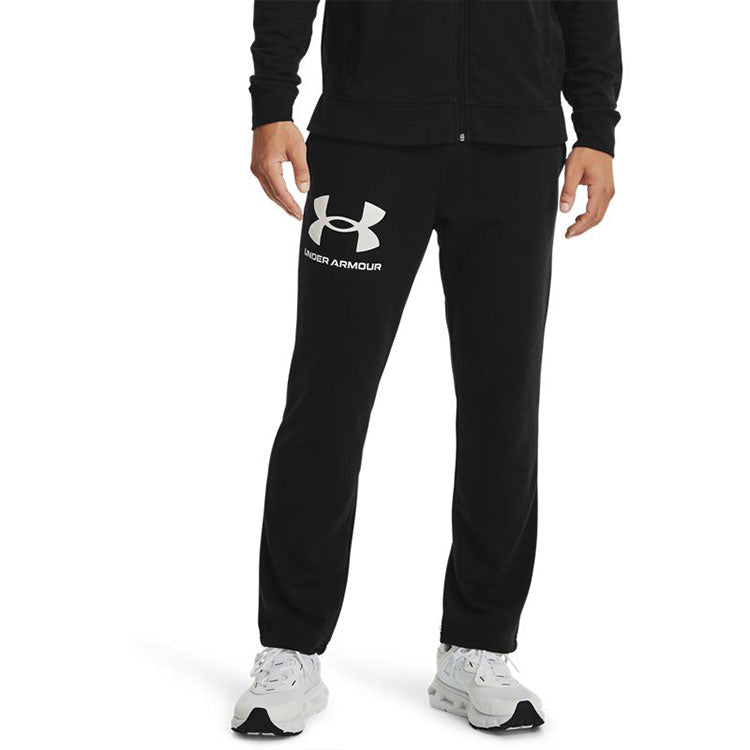 Under Armour Rival Terry Logo Fleece Sweatpants 'Black' 1361644-001