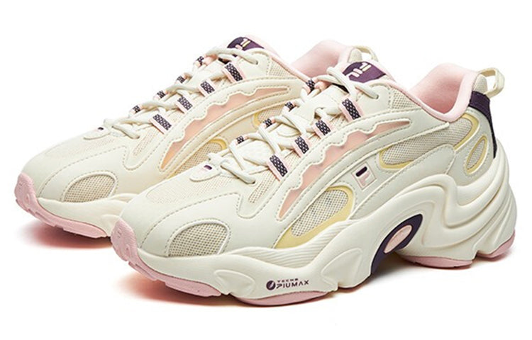 (WMNS) Fila Fusion Shoes 'White Cream Pink' T12W121104FAR