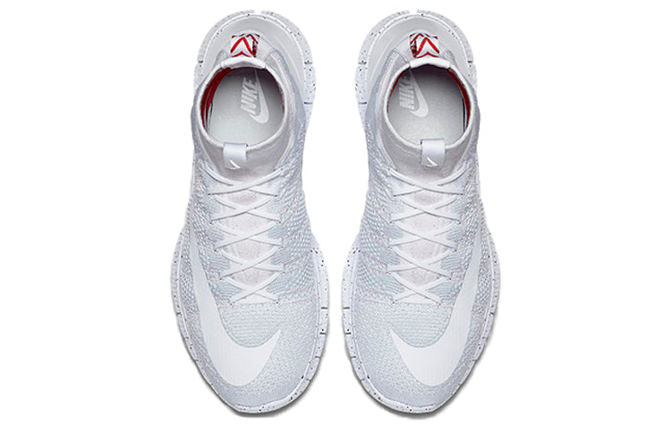 Nike Free Flyknit Mercurial 'Triple White' 805554-100