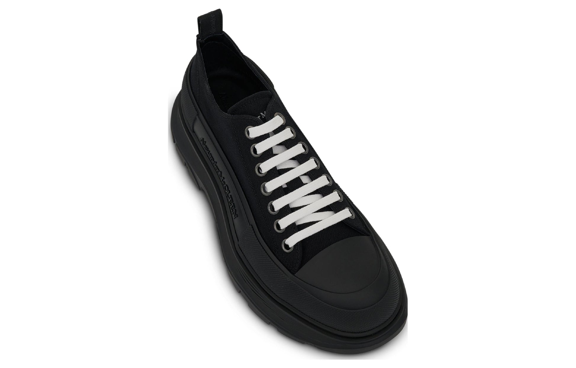 Alexander McQueen Tread Slick Lace Up 'Black' 604257W4MV21000