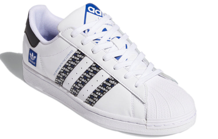 adidas originals Superstar 'White Black Blue' FZ4832