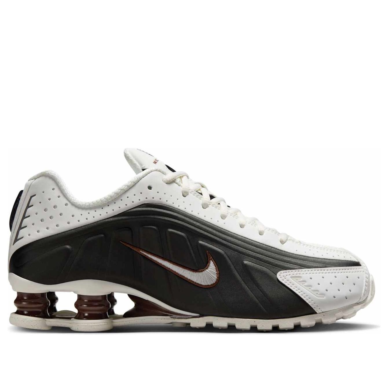 (WMNS) Nike Shox R4 'Sail Black Fauna Brown' AR3565-104