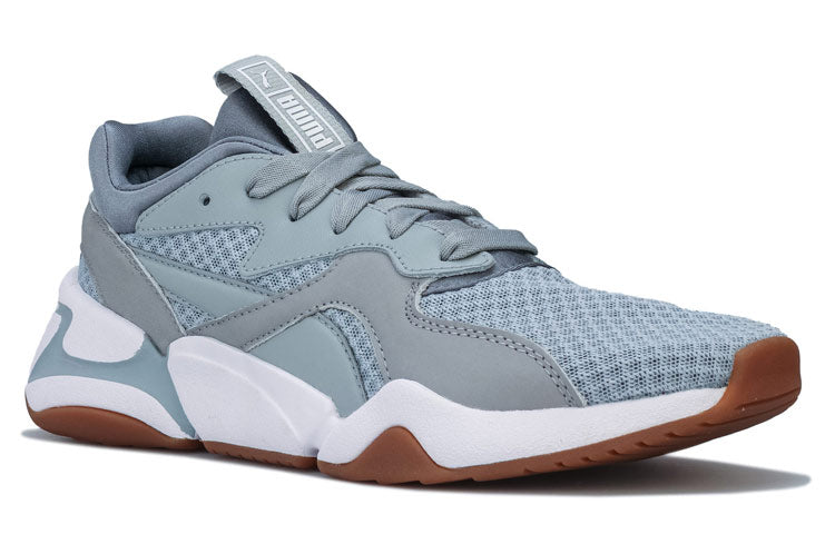 (WMNS) PUMA Nova '90s Bloc Running Shoes Grey/Blue 369486-05