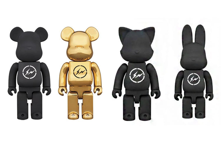 Fragment Design x The Conveni x BE@RBRICK 12 Flash ) 100% 'Black Gold' CONVENI12