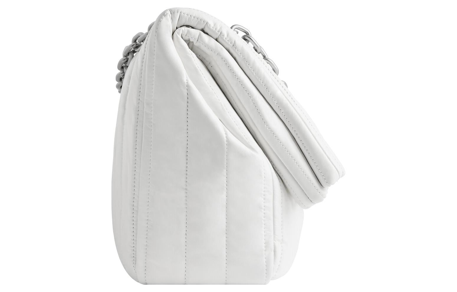 (WMNS) Balenciaga Monaco Medium Chain Bag Quilted 'Off White' 7659452AASE9106