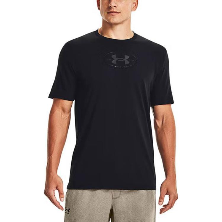 Under Armour Repeat Graphics T-shirt 'Black' 1371264-001