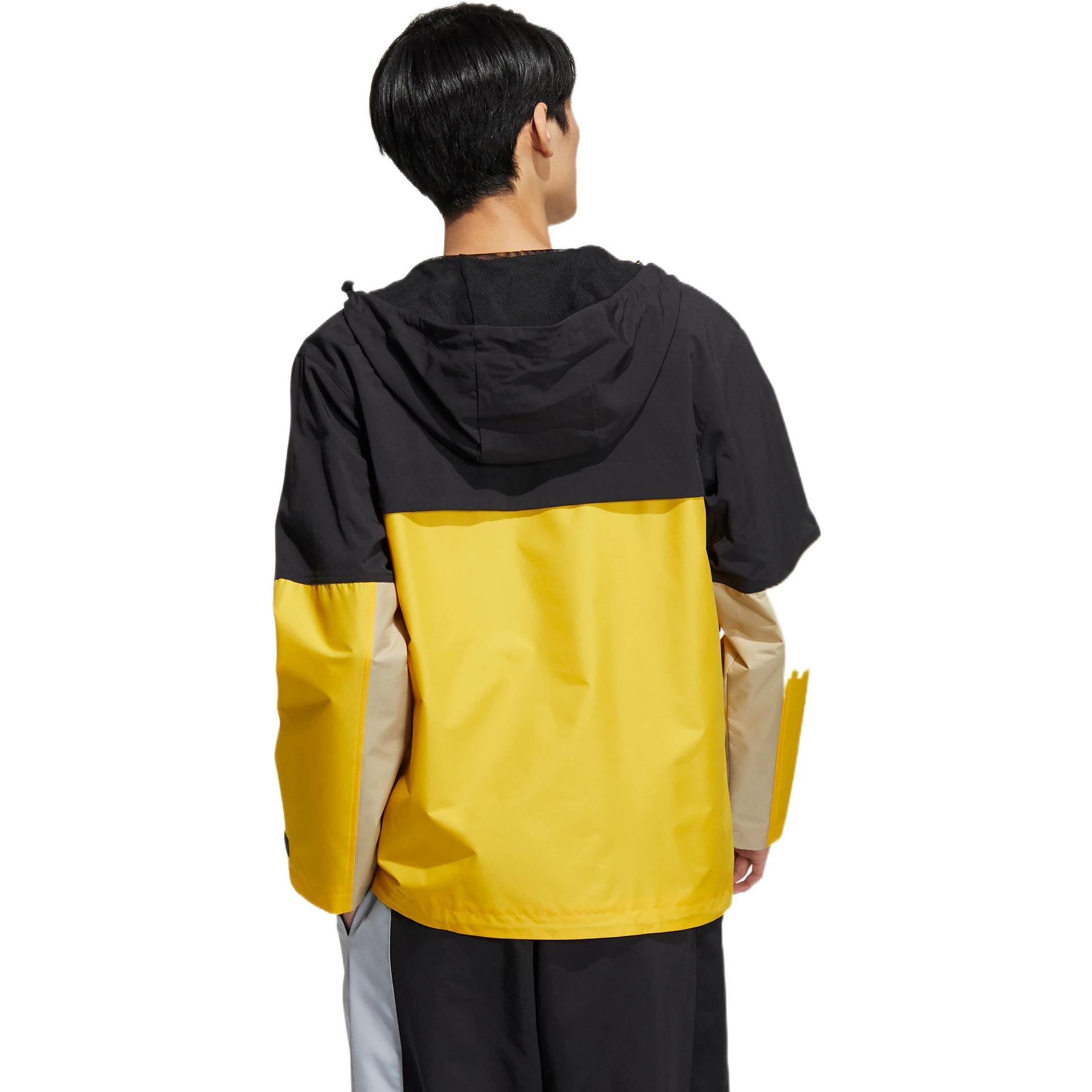 adidas Util Windbreaker Jackets 'Yellow Black' HN2422